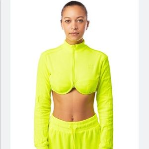 Adidas x Jeremy Scott Cropped Track Top